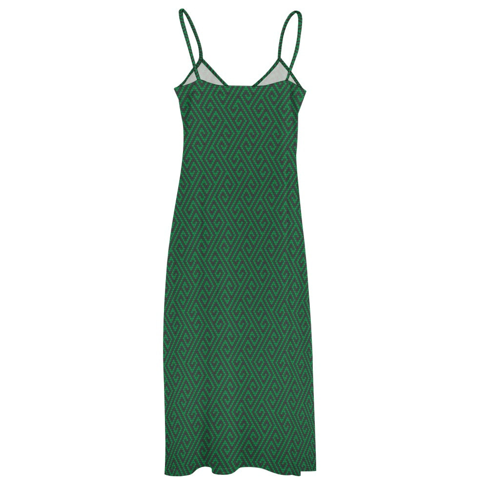 Kachin Design Sling Ankle Long Dress