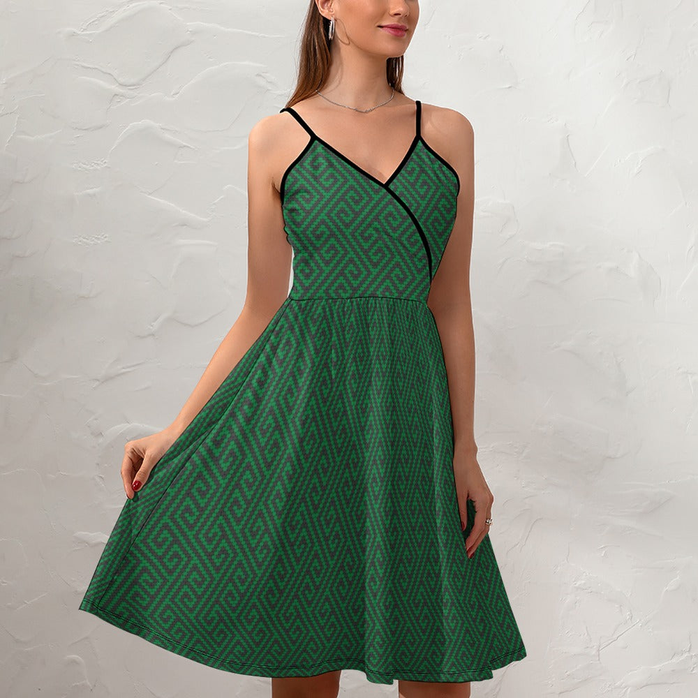Women's Kachin Elegant Suspender Dress