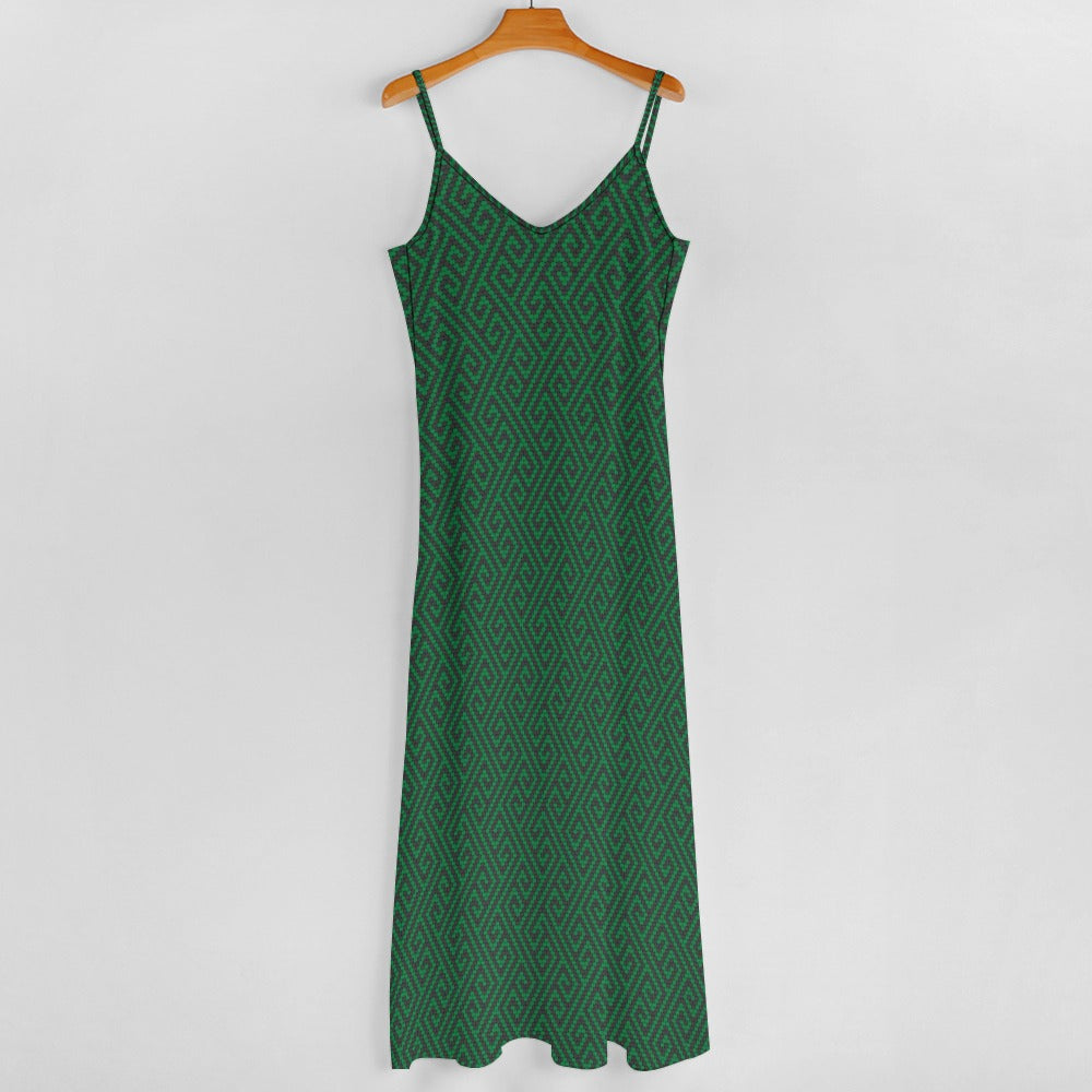 Kachin Design Sling Ankle Long Dress