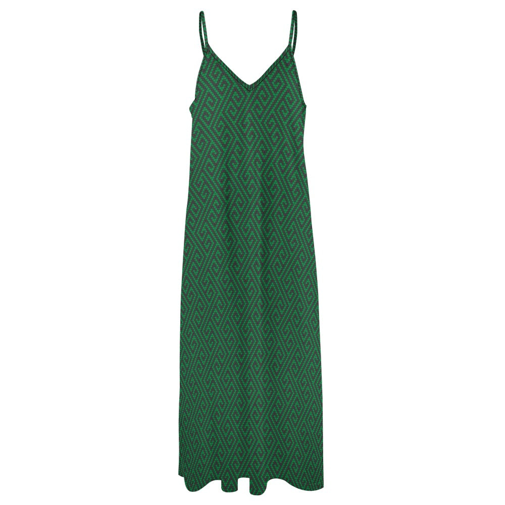 Kachin Design Sling Ankle Long Dress